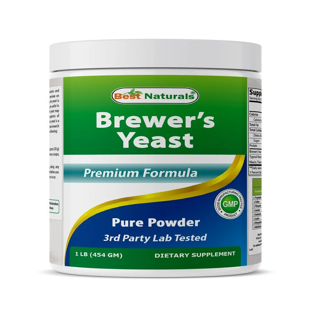 Best Naturals Pure Brewers Yeast Powder 1 Lb (16 Oz)(454 Gm) | Supports Healthy Sugar Metabolism | Helps Increasing Breast Milk Supply during Breastfeeding, Lactation, Digestive Health