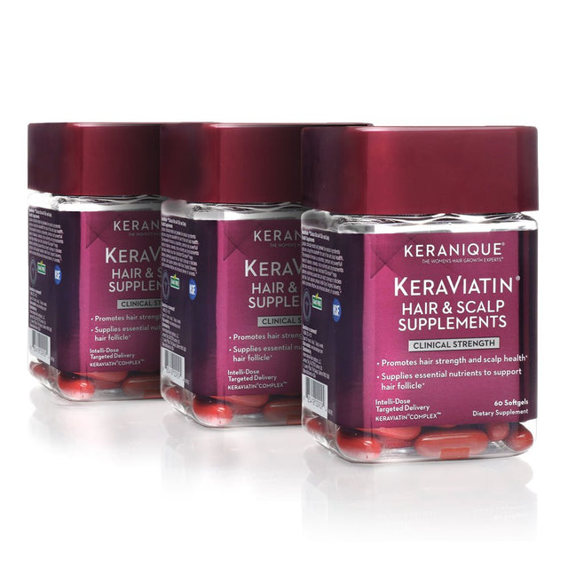 Keraviatin Hair Growth & Scalp Health Supplements, 90 Days Supply