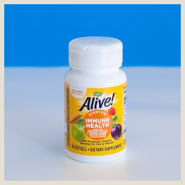 Alive! Everyday Immune Health* Daily Softgels, 30 Count