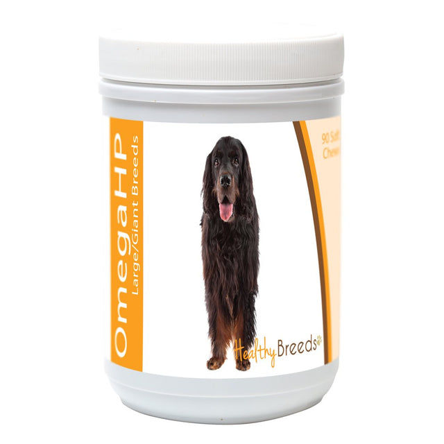 Healthy Breeds Gordon Setter Omega HP Fatty Acid Skin and Coat Support Soft Chews