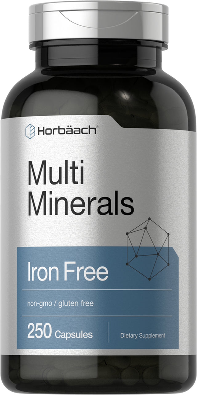 Multi Minerals Supplement | 250 Capsules | by Horbaach