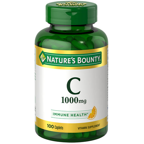 Nature’S Bounty Vitamin C Caplets, 1000Mg, 100 Count