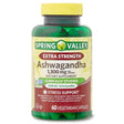 Spring Valley Extra Strength Ashwagandha Dietary Supplement, 1300 Mg, 60 Vegetarian Capsules