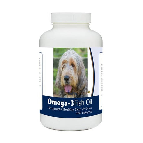 Healthy Breeds 840235185871 Otterhound Omega-3 Fish Oil Softgels, 180 Count