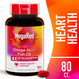 Megared Advanced 800Mg 6X Absorption Softgels (80 Count in a Box), Omega-3 Fish Oil Supplement