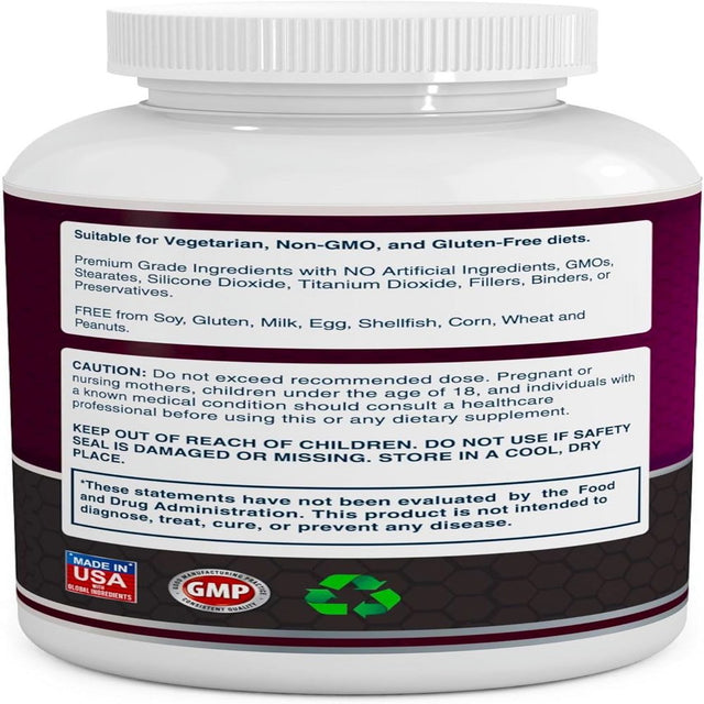 Turmeric Curcumin Complex with Black Pepper Extract - 755Mg per Capsule, 180 Veg. Caps - Contains Piperine (For Superior Absorption and Tumeric Bio-Availability) and 95% Standardized Curcuminoids