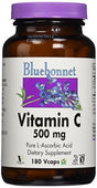 Bluebonnet Vitamin C 500 Mg, 180 Ct