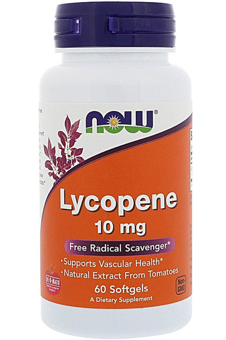 NOW Lycopene -- 10 Mg - 60 Softgels