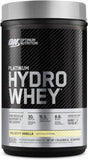 Optimum Nutrition Platinum Hydrowhey Protein Powder, 100% Hydrolyzed Whey Protein Isolate Powder, Flavor: Velocity Vanilla, 1.75 Pounds