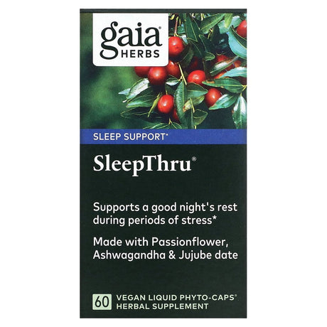 Gaia Herbs, Sleepthru, 60 Vegan Liquid Phyto-Caps