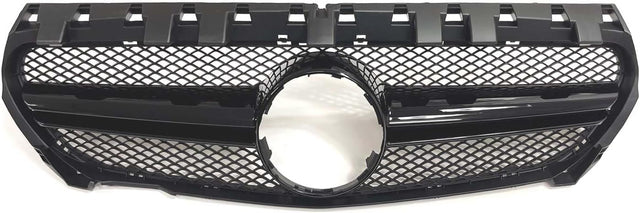 W117 Cla 2014 2015 2016 All Black Gloss Grille Upgrade Cla45 Cla200 Cls250 Bumper Upgrade