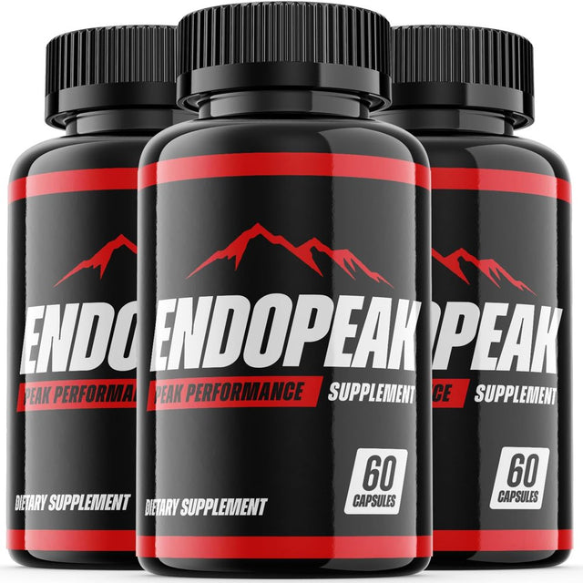 (3 Pack) Endopeak - Dietary Supplement - 180 Capsules