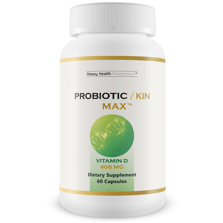 Probiotic/Kin Max - Our Best Probiotics for Women - Our Best Probiotics for Digestive Health, Gut Health, & Immune Health - Premium Daily Probiotic for Women & Men - Acidophilus Probiotic Capsules