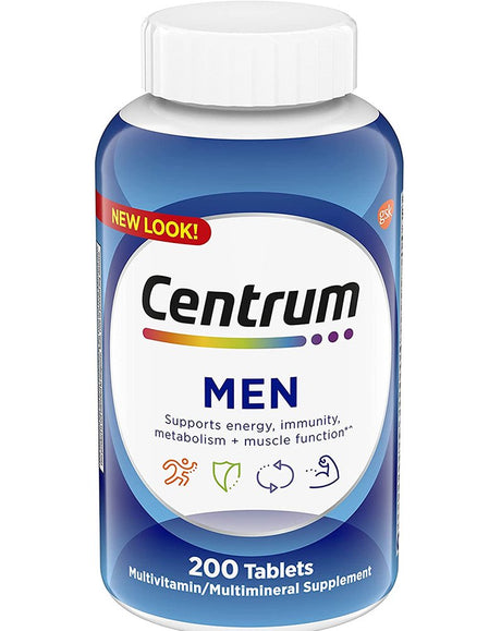 Centrum Men Multivitamin/Multimineral Supplement Tablets - 200 Ct