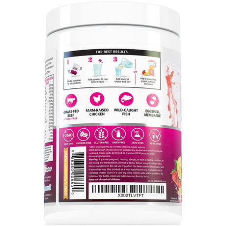 Collagen for Weight Loss Powder - Vitauthority Multi Collagen Burn with Hyaluronic Acid, Vitamin C, Proprietary Metabolism Support Blend & Cellulite Control Matrix - 30 Servings, Strawberry Lemonade