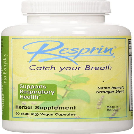 NU Century Herbs - Resprin Natural Breathing Enhancement - 90 Vegetarian Capsules