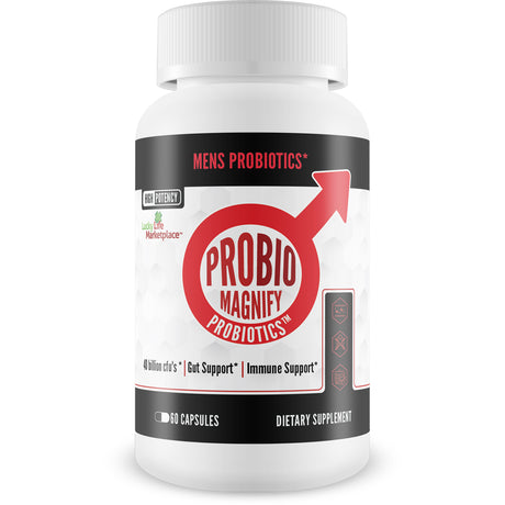 Pro Bio Magnify Probiotics for Men - Premium Male Formula - over 40 Billion Cfu’S - Our Best Probiotics for Men - Support Overall Health & Immune Function with Probiotic Balance