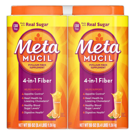 Metamucil Fiber Supplement, Orange, 260 Servings