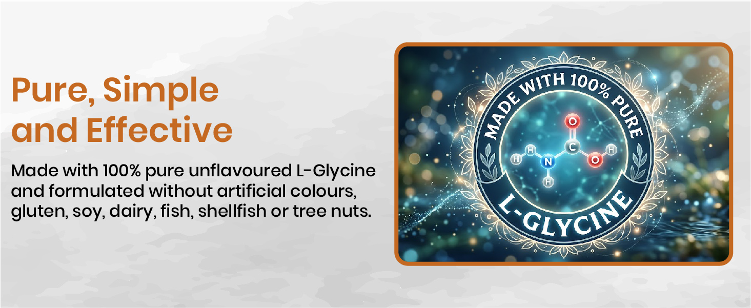 Vlado’s Himalayan Organics L-Glycine 500mg Supplement For Men And Women I Supports Muscle Health, Brain & Sleep Health | Support Strong Immune System & Cellular Health -120 Veg Capsules