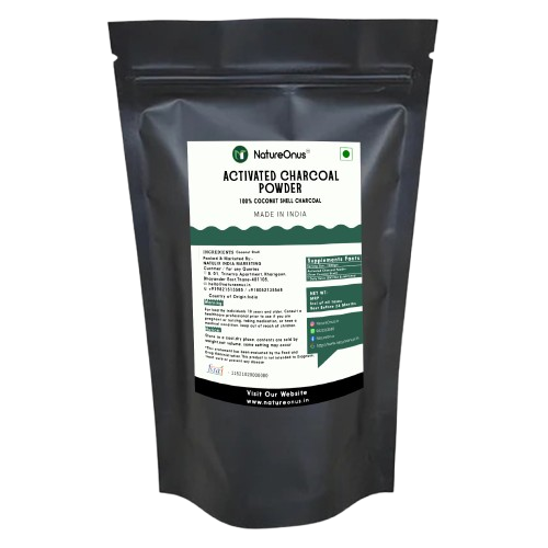 Activated Charcoal Powder 500g | AAA+ Grade Coconut Shells Powder | Teeth Whitening, Detox & Cleansing Powder for Face, Skin, and DIY Use, Food-Grade