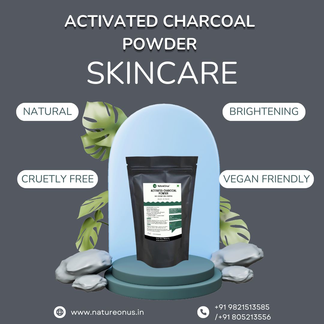 Activated Charcoal Powder 500g | AAA+ Grade Coconut Shells Powder | Teeth Whitening, Detox & Cleansing Powder for Face, Skin, and DIY Use, Food-Grade