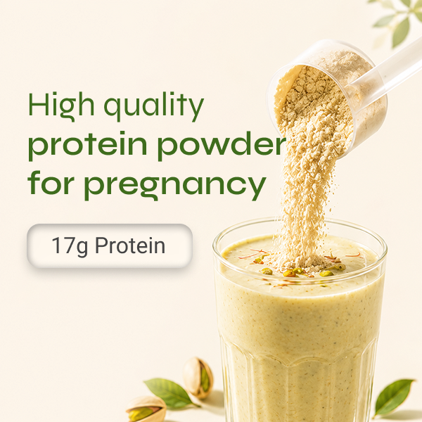 Gen Arc Mom Arc Prenatal Protein Powder for Pregnant & Lactating Mothers | 600g Kesar Pista Flavor I Maternal Nutrition Supplement with Protein, DHA, Vitamins & Minerals | Supports Baby Growth, Immunity & Mother’s Wellness