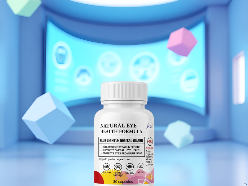 Vision Support Natural Eye Health Formula Capsules | Blue Light & Digital Screen Support Supplement | Helps Support Eye Comfort, Vision Wellness & Daily Eye Care | 30 Capsules | visirax Natural Eye Health Formula