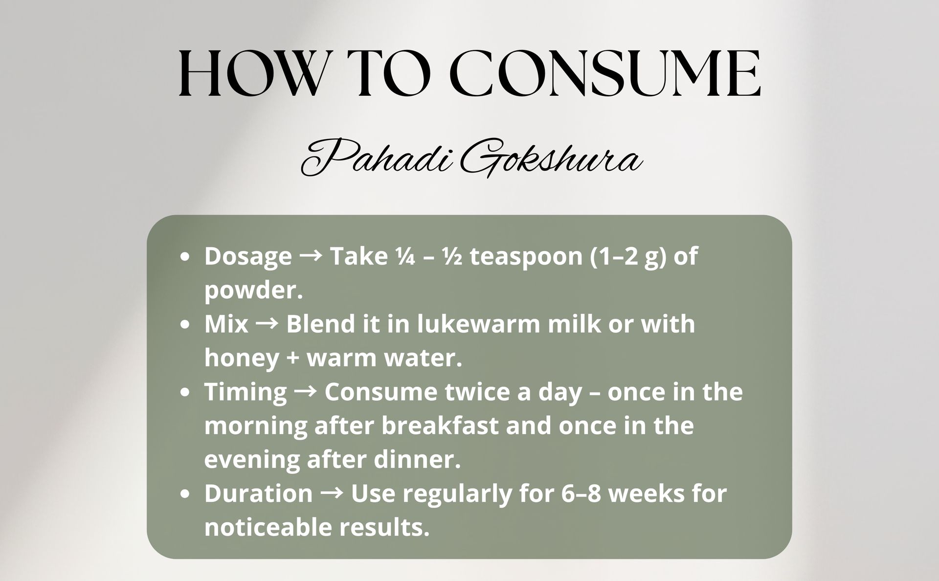 Soam Ayurveda's Pahadi Gokshura -150g | Gokhuru Powder | Improves Energy, Muscle Strength, Stamina & Supports Recovery (Pack of 1)