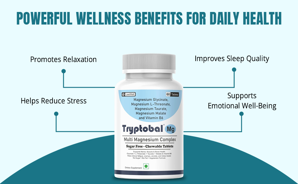 5-HTP (LeeWell) 100mg Chewable Tablets- 60 Tablets