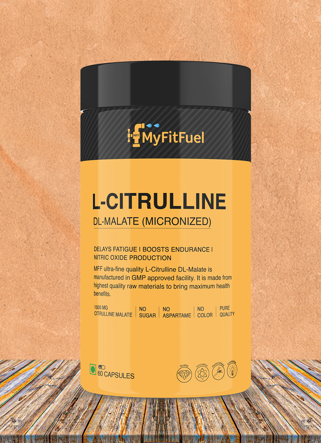 MyFitFuel Citrulline Malate (1500 mg) 60 Capsules