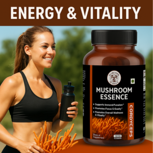 Cordyceps Mushroom | Cordyceps Militaris Extract 500mg-30 capsules | Natural Energy and Endurance Booster - Capsules 30% Beta Glucan