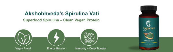 Spirulina Vati - Ayurvedic Tablet for Workout & Energy