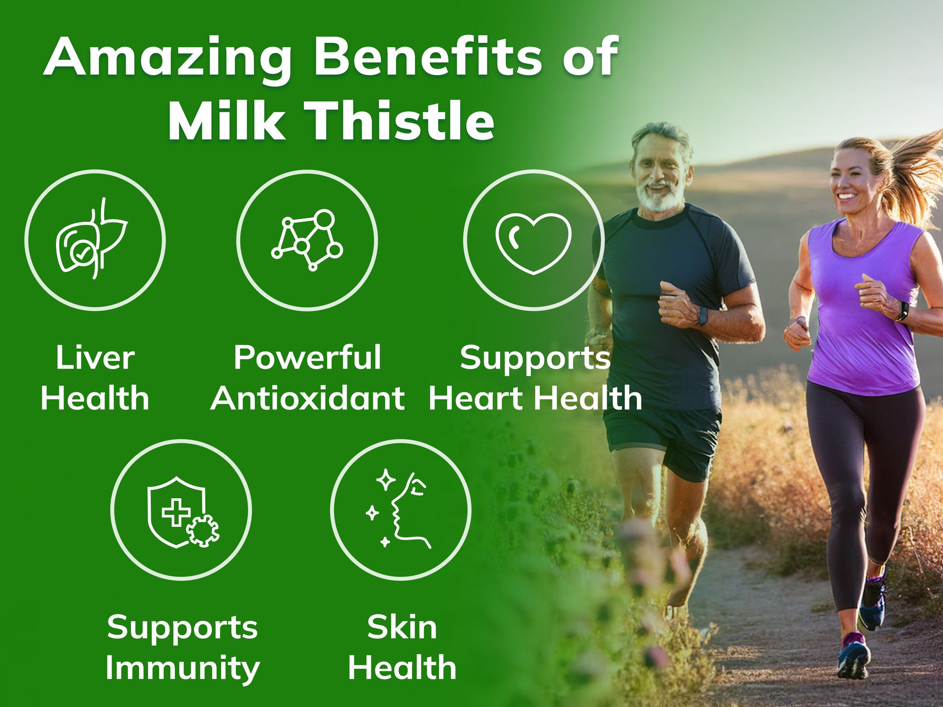 Milk Thistle Supplement - 200 Capsules - Silymarin Extract for Liver Detox