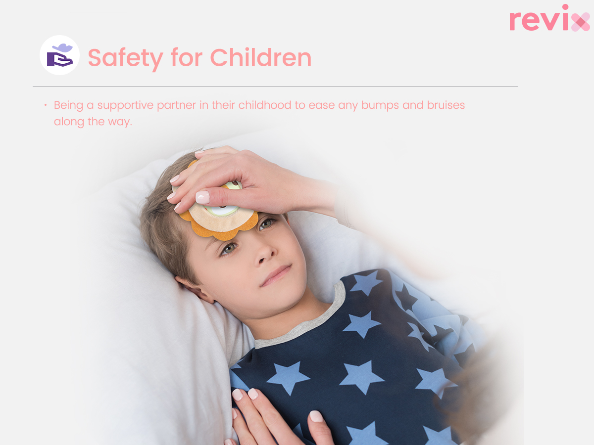REVIX Kids Ice Packs - Reusable Gel Cold Packs for Toddlers and Babies