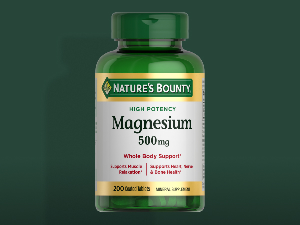 Nature's Bounty Calm Magnesium Glycinate Supplement, 90 Capsules