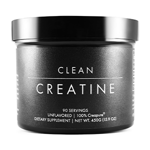 CLEAN Creatine - 100% Creapure® Creatine Monohydrate Powder for Muscle Health, Performance and Cognitive Support | 3rd Party Certified by NSF | 90 Servings | Unflavored | Vegan, Keto, and Gluten-Free