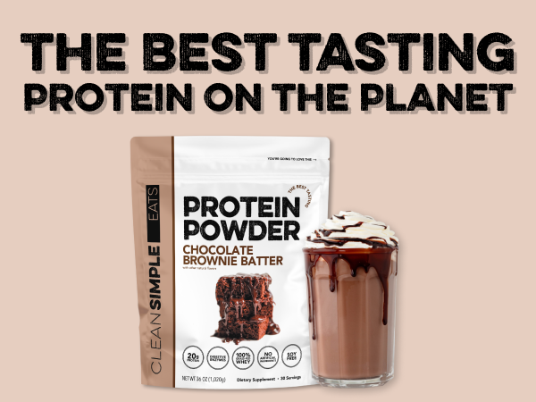 Clean Simple Eats Whey Isolate Protein Powder, Brownie Batter, 30 Servings