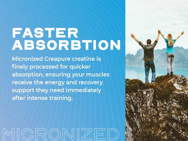 Muscle Feast Creapure Micronized Creatine Monohydrate Powder, Unflavored