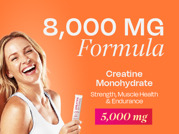 Creatine for Women with Collagen Peptides, Stick Packs, Strength Support