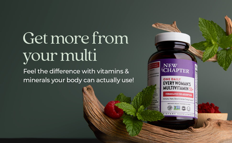 New Chapter Every Woman's One Daily 55+ Multivitamin, 72 Tablets