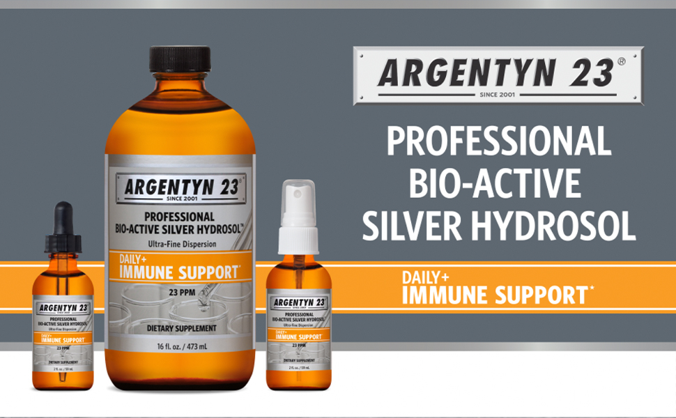 Argentyn 23 Professional Immune Support, Colloidal Silver, 32 fl oz (946mL)
