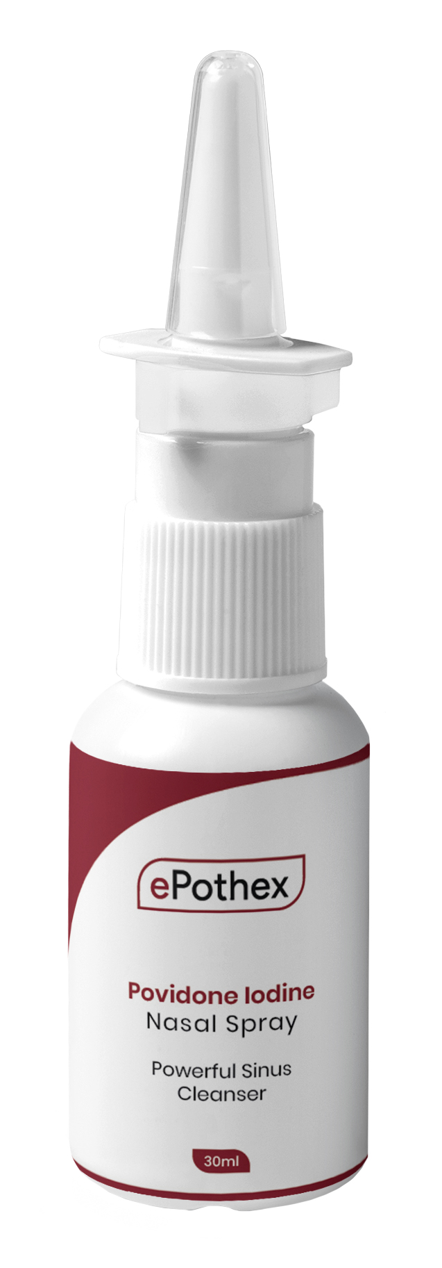 EPOTHEX 1% Povidone Iodine Nasal Spray - Nasal Rinse Solution - Moisturizing Nasal Mist - Travel Friendly - 30ml