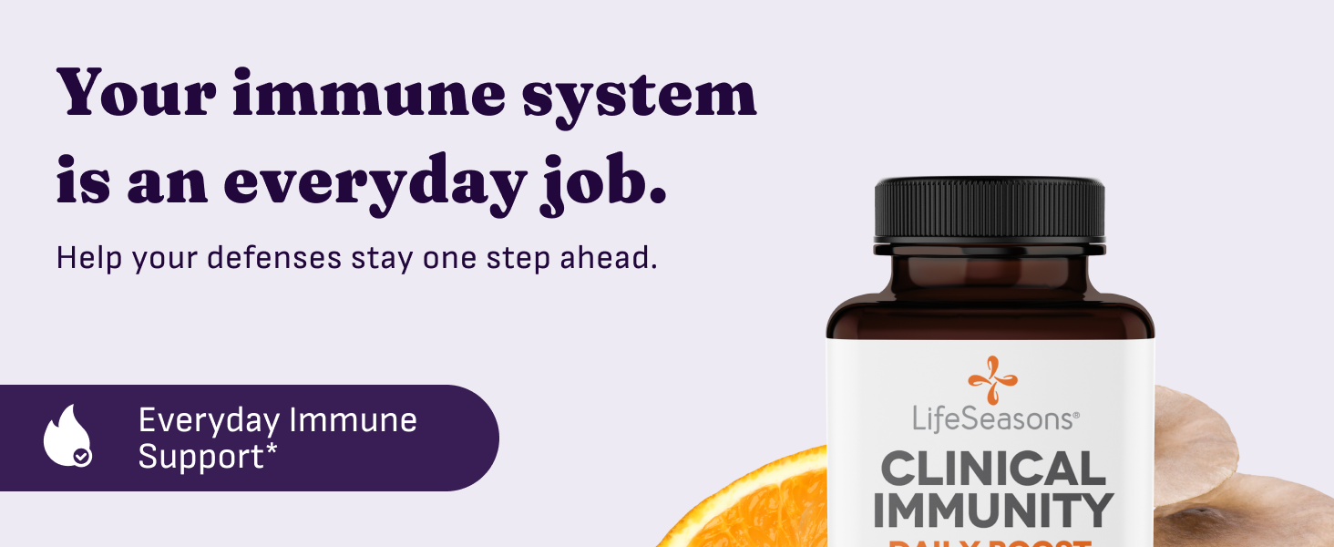 Clinical Immunity - Quick-Start - Immune System Support - Rapid Immunity Response - Boosts Antibodies, B + T + NK Cells, Neutrophils & Macrophagens - Black Elderberry & Pre + Probiotics - 60 Capsules