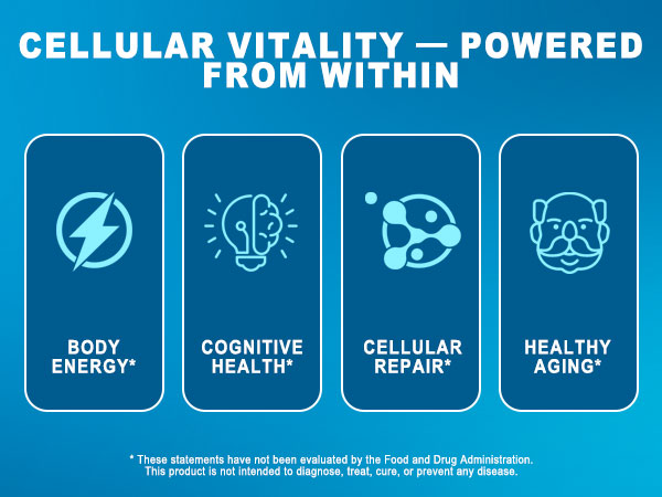 Liposomal NAD Supplement 2150mg with Resveratrol, 120 Vegan Capsules