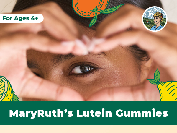 MARYRUTH'S Lutein Gummies with Zeaxanthin, 30 Count, Eye Health