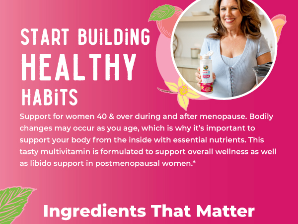 MARYRUTH'S Multivitamin Liposomal for Women 40+ | Womens Multivitamin Liposomal | Immune Support Supplement | Menopause Support| Methylated Multivitamin | Vegan | Sugar Free | Non-GMO | 15.22 Fl Oz