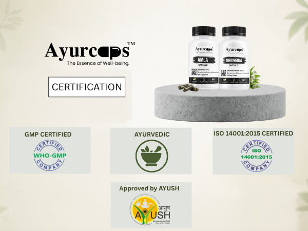 Hair Wellness Kit | Amla And Bhringraj Capsules | Herbal Hair Wellness Support | Plant-Based Ayurvedic Supplement for Scalp Care & Daily Routine | Pack of 2