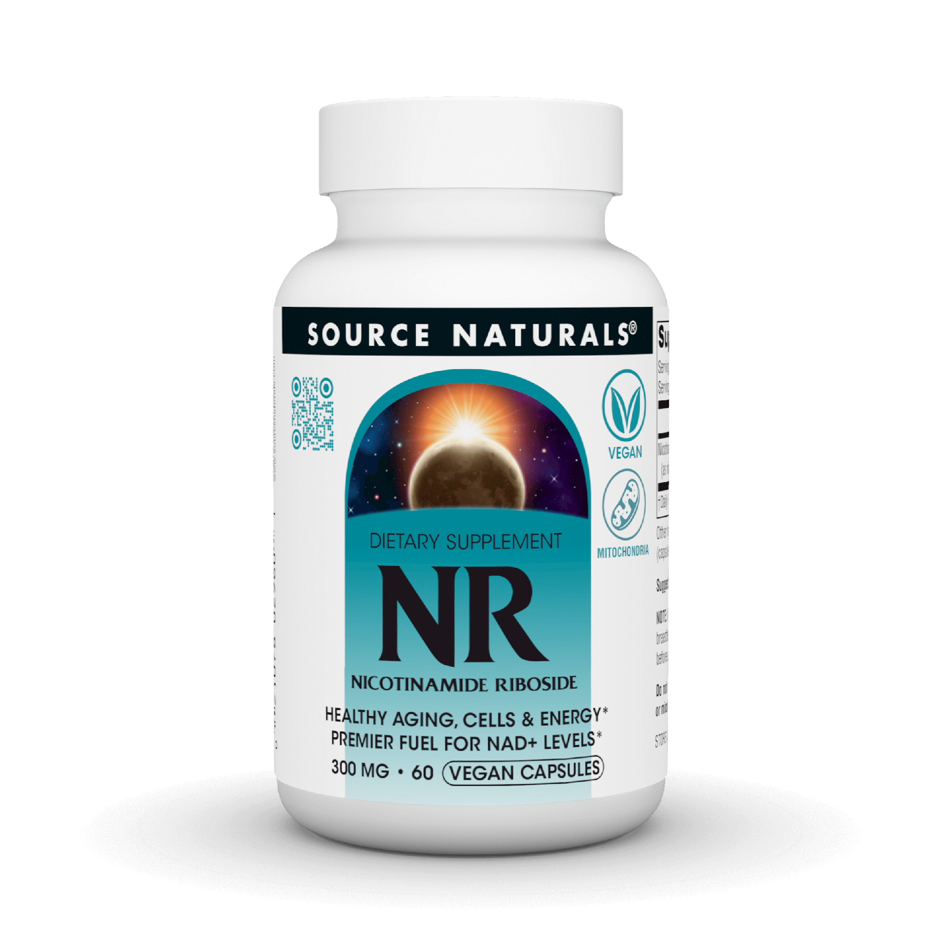 Source Naturals NR, Nicotinamide Riboside, 300 mg - 30 Vegan Capsules