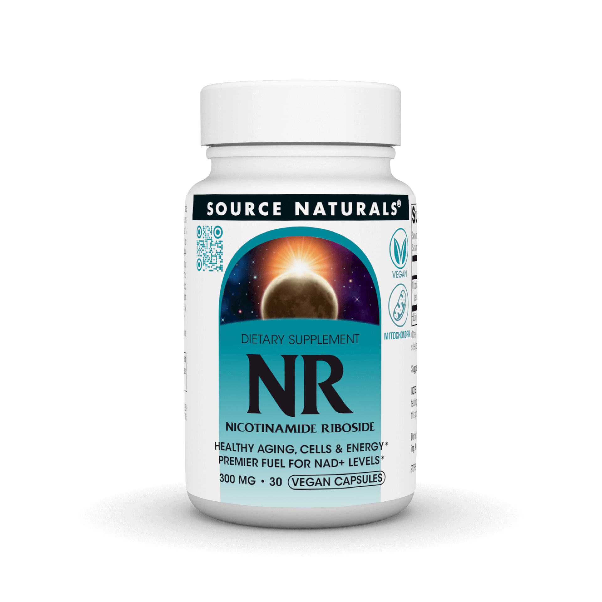 Source Naturals NR, Nicotinamide Riboside, 300 mg - 90 Vegan Capsules