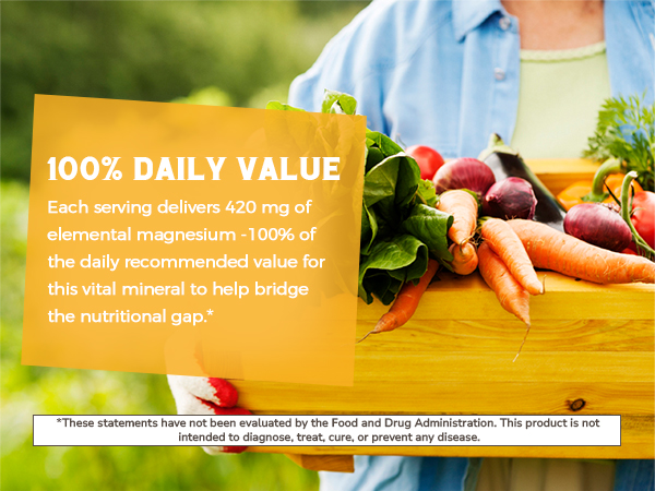 Vitalibre 10 in 1 Magnesium Complex, 420mg Elemental Magnesium 120 Capsules